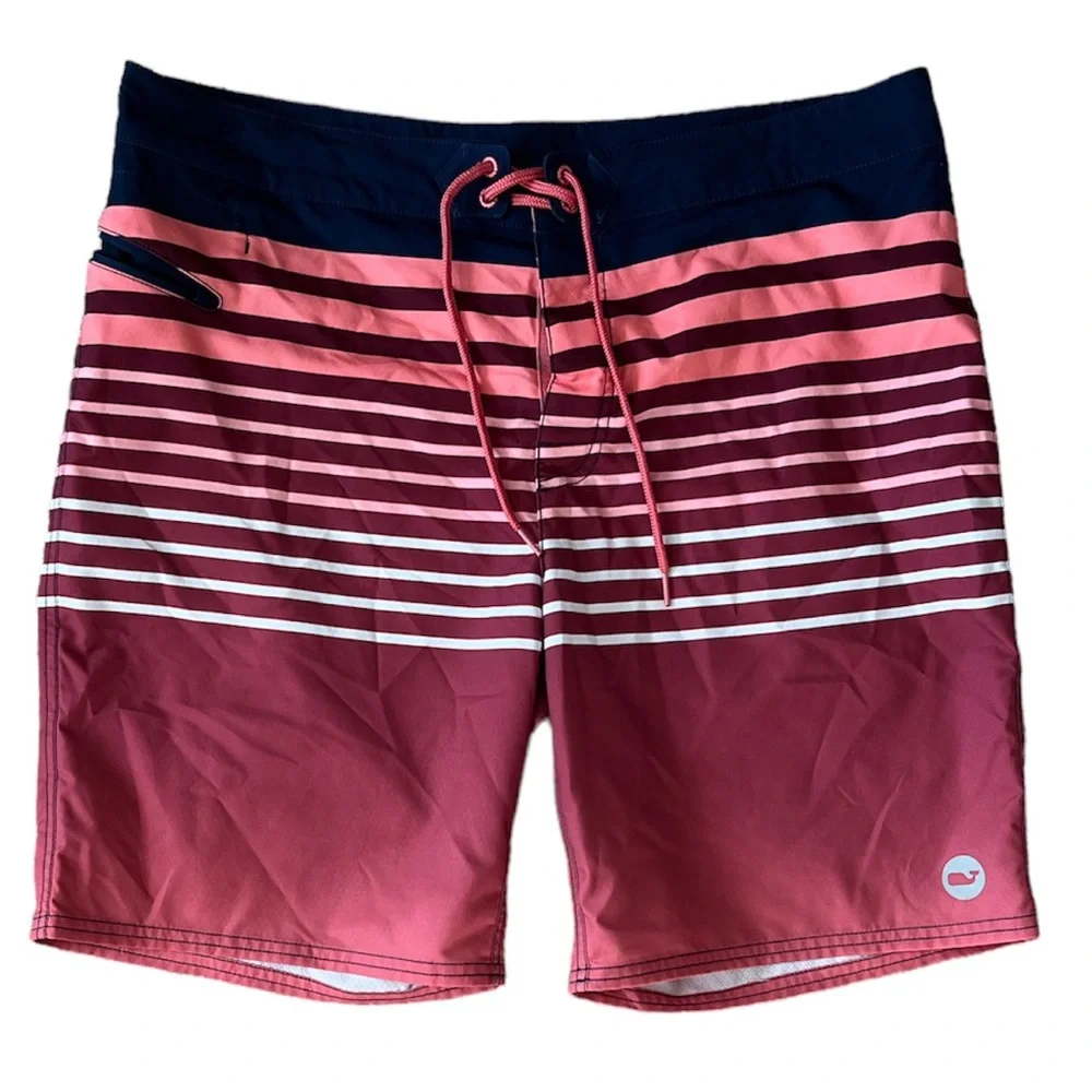 Vineyard Vines Men Sz‎ 35 Boardwalk Trunks Swim Shorts